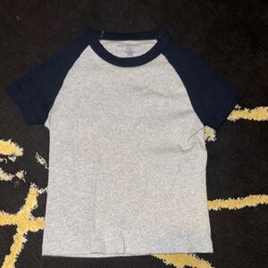 Brandy Melville black and grey top